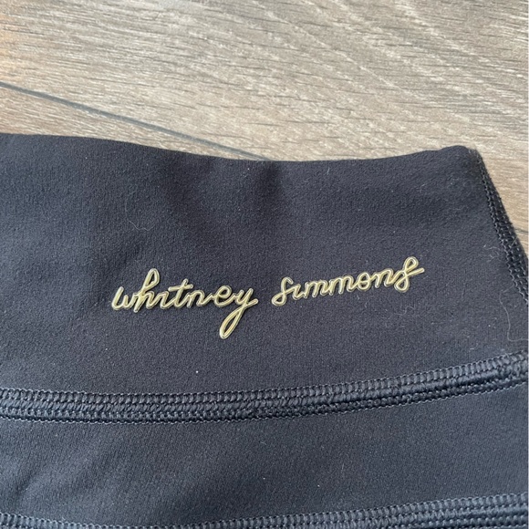 Gymshark Whitney Simmons High Rise Shorts Black 2020 - Picture 2 of 3